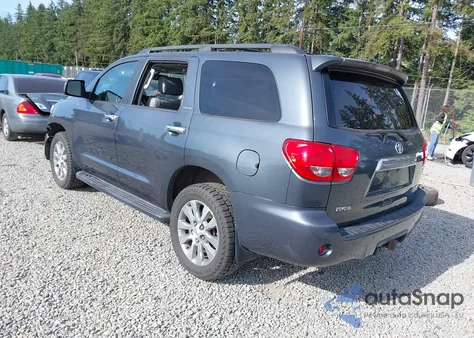 2008 Toyota Sequoia Limited 5.7L V8 из США, поврежденный, VIN 5TDBY68A98S014652